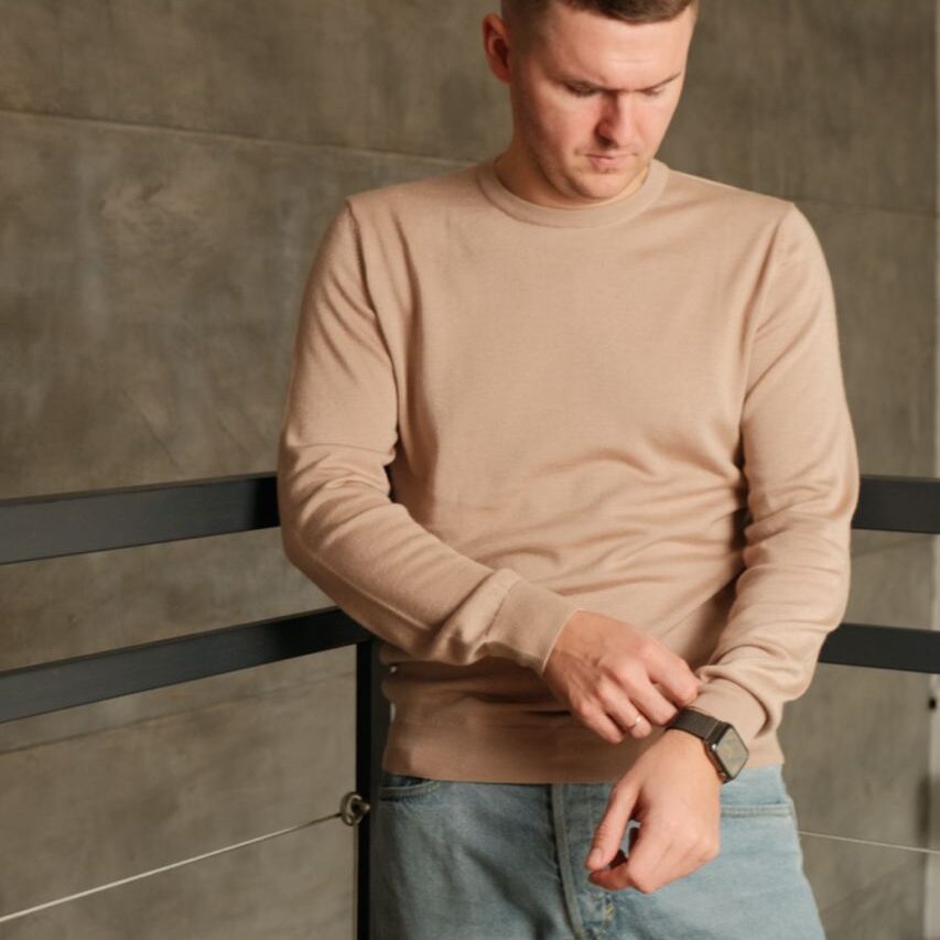 Джемпер бежевий